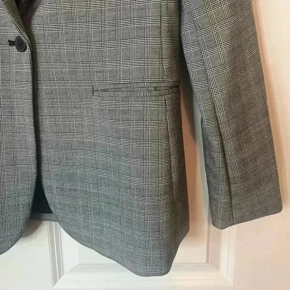 Gap Glen Plaid Black Blazer - Picture 4 of 11